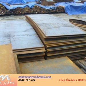 Thép tấm 6ly x 2000 x 6000