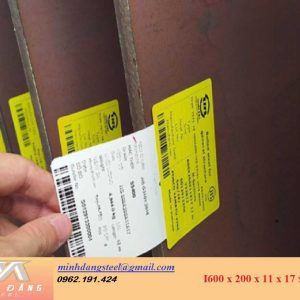Thép hình I600x200x11x17x12000