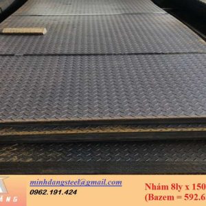 Thép tấm nhám 8ly