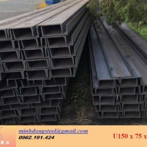 Thép hình U150x75x6.5x12000