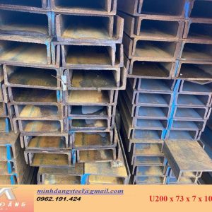 Thép hình U200x73x7x10x12000