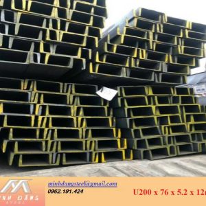 Thép hình U200x76x5.2x12000