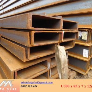Thép hình U300x85x7x12000