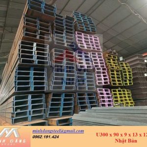 Thép hình U300x90x9x13x12000