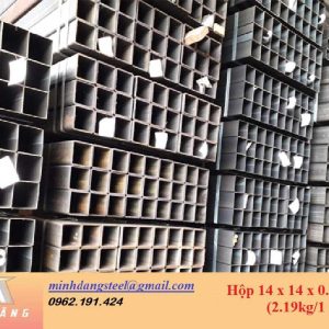 Thép hộp đen/mạ kẽm 14x14x0.9x6000