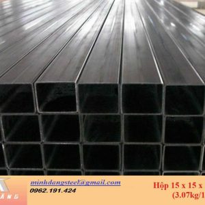 Thép hộp đen/mạ kẽm 15x15x1.2x6000