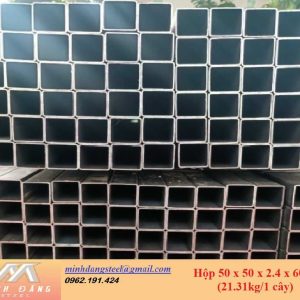 Thép hộp đen/mạ kẽm 50x50x2.4x6000