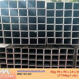 Thép hộp đen/mạ kẽm 50x50x2.0x6000