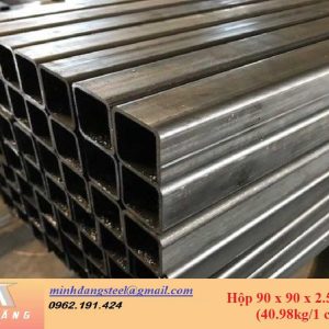 Thép hộp đen/mạ kẽm 90x90x2.5x6000