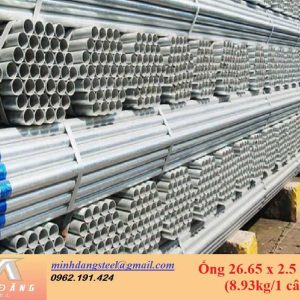 Thép ống 26.65 x 2.5 x 6000